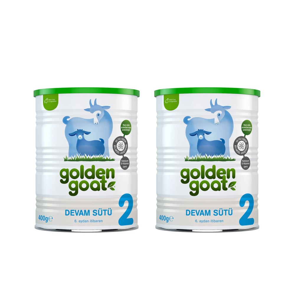 Golden Goat Keçi Devam Sütü 2 Numara 400 g x 2 adet