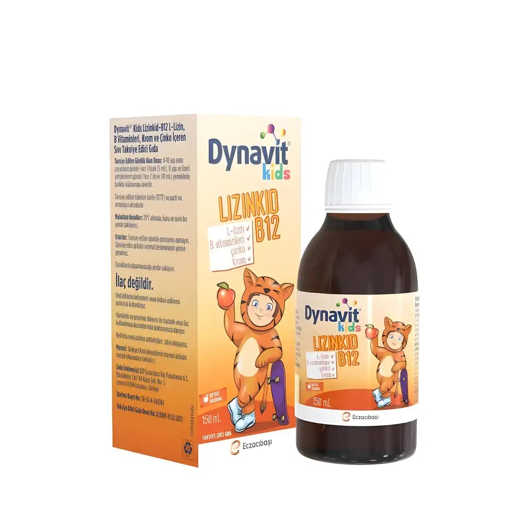 Dynavit Lizinkid Vitamin B12 150 ml