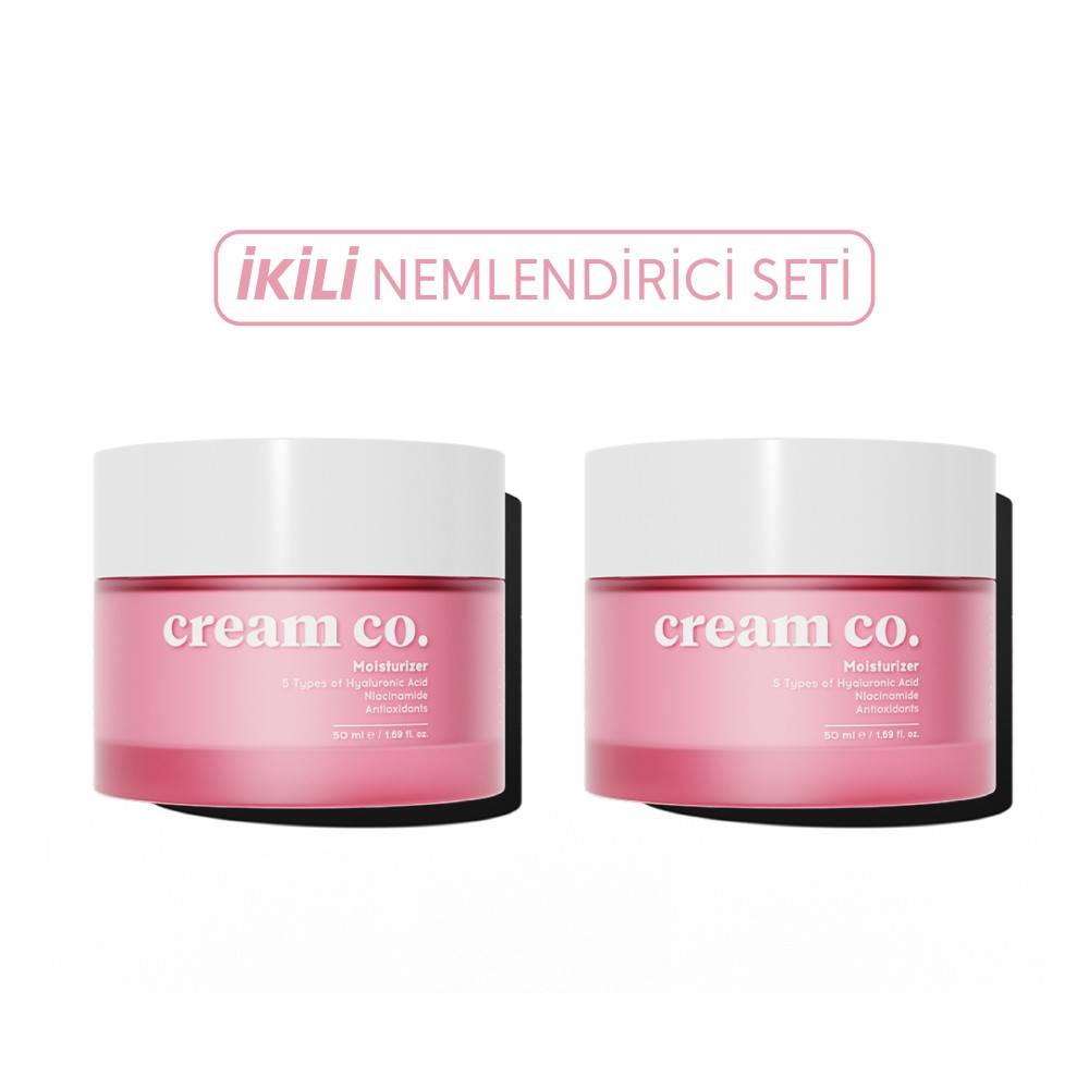 Cream Co. Moisturizer Yüz Nemlendirici İkili