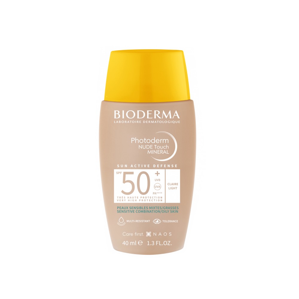 Bioderma Photoderm Nude Touch Spf50 Renkli Güneş Kremi Light 40 ml