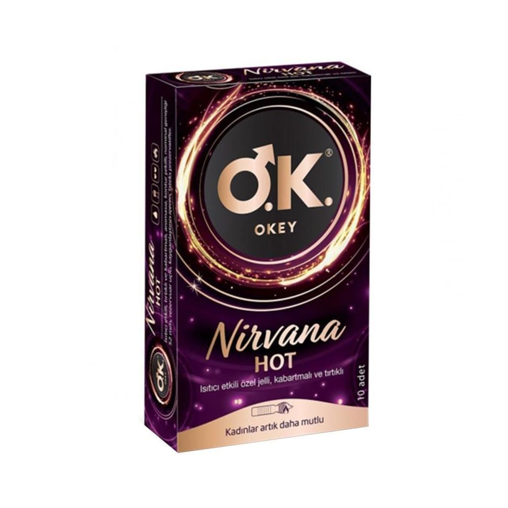 Okey Nirvana Hot Prezervatif 10 Adet