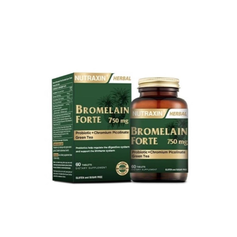 Nutraxin Herbal Bromelain Forte 60 Tablet