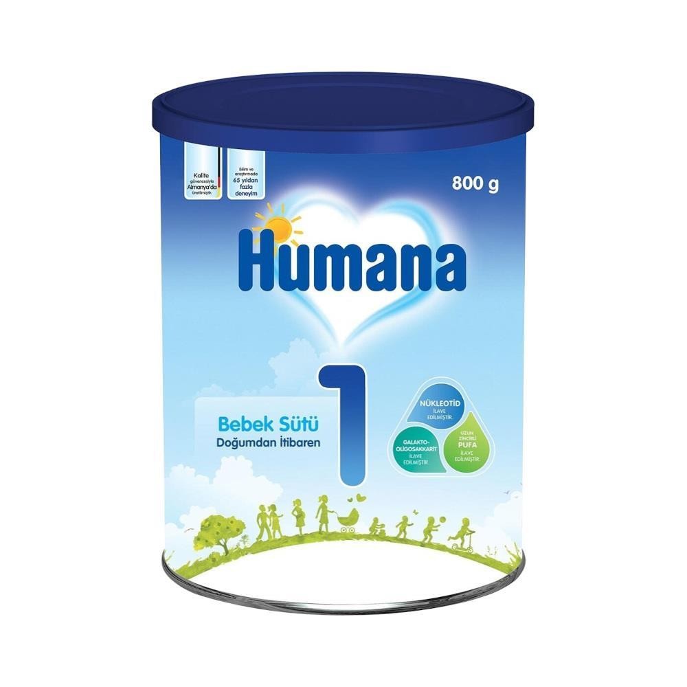 Humana 1 Bebek Sütü Metal Kutu 800 gr