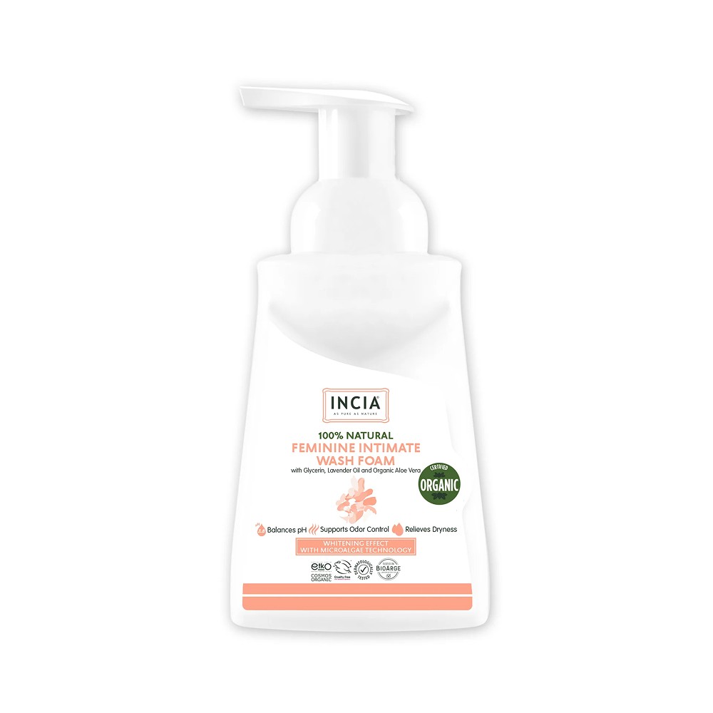 INCIA %100 Doğal İntim Yıkama Köpüğü 200 ml