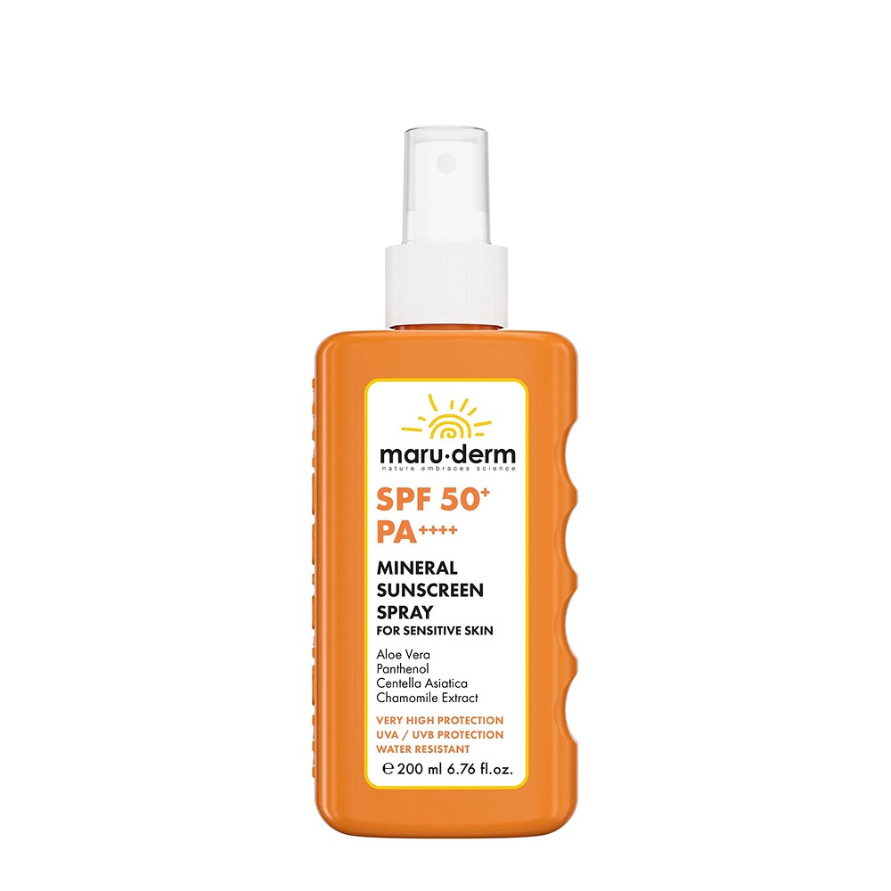 Maruderm Mineral Sunscreen Hassas Ciltler İçin SPF50+ Sprey Güneş Kremi 200 ml