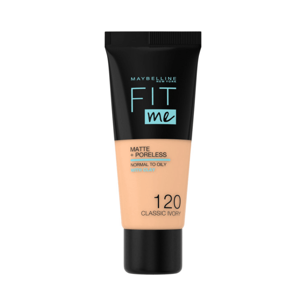 Maybelline New York Fit Me Matte + Poreless Fondöten - 120 Classic Ivory