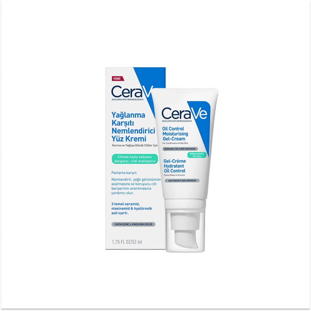 Cerave Yağlanma Karşıtı Nemlendirici Yüz Kremi 52 ml