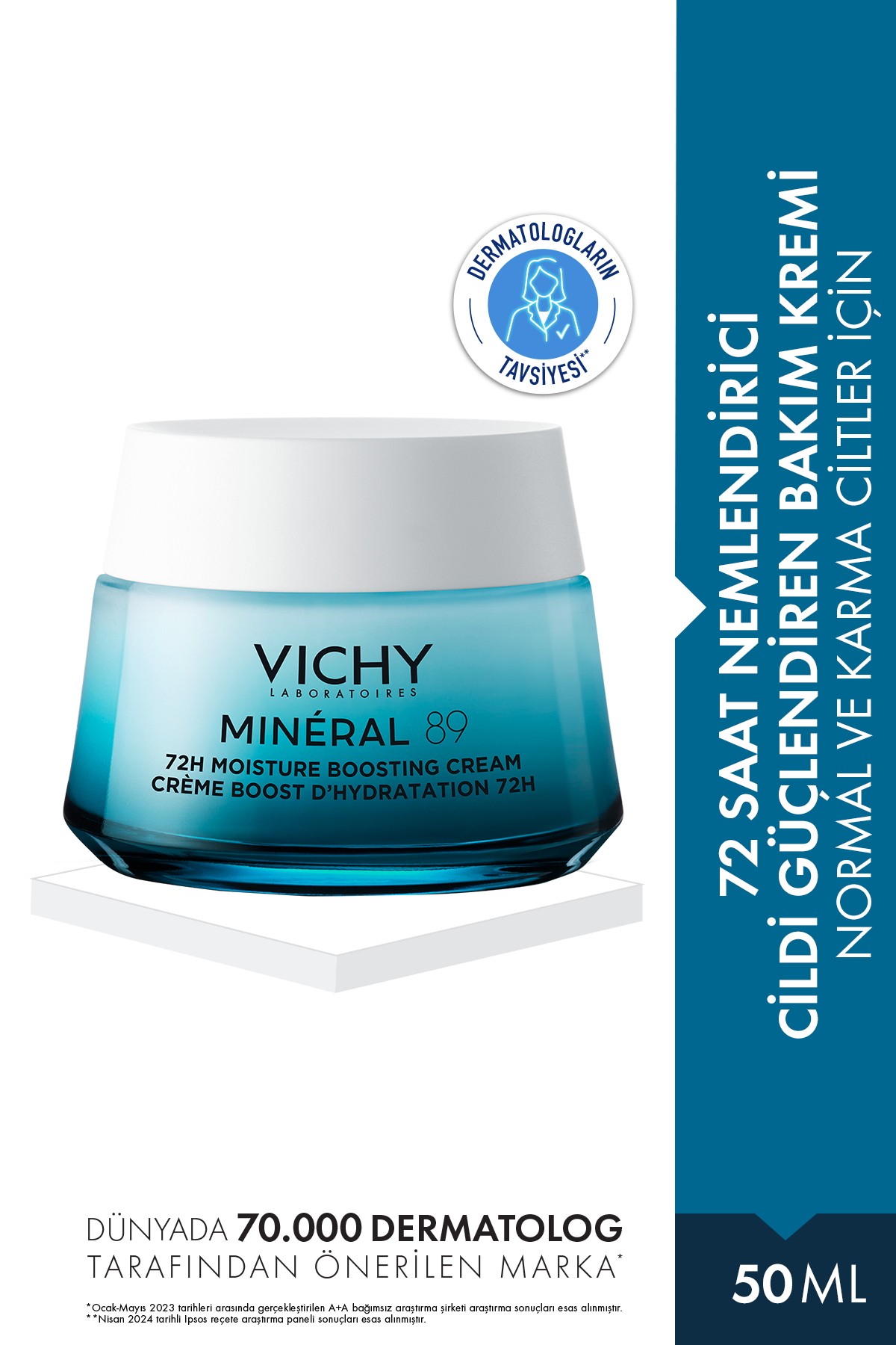 Vichy Mineral 89 Boosting Cream 50 ml
