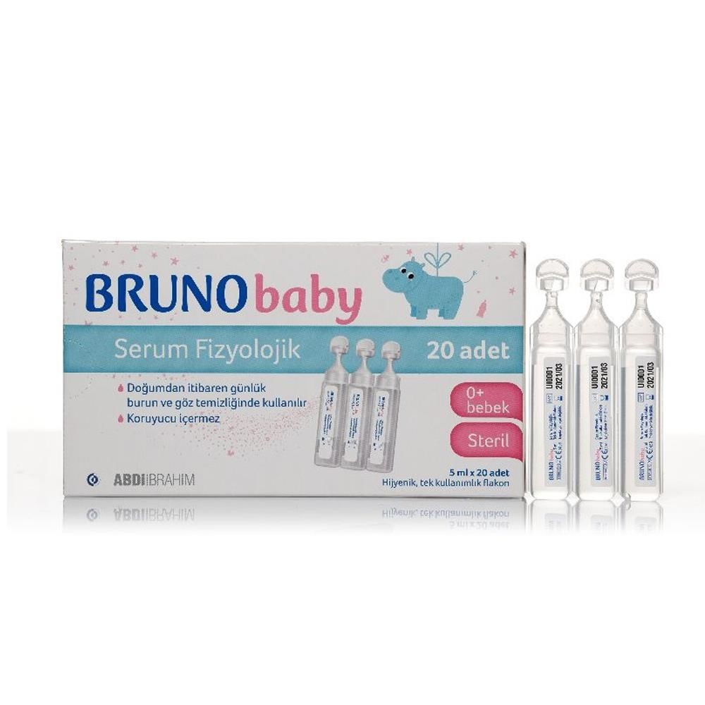 Bruno Baby Serum Fizyolojik Damla 5 ml x 20 Adet