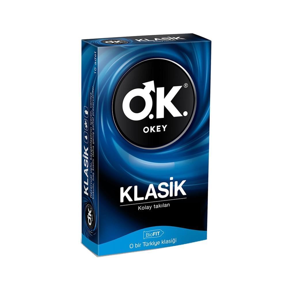 Okey Klasik Prezervatif 10 Adet