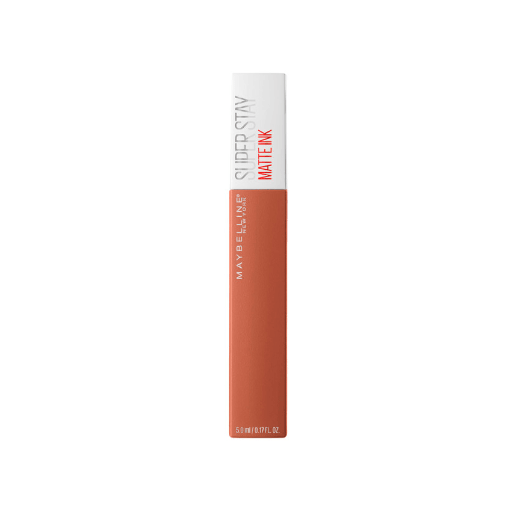 Maybelline New York Super Stay Matte Ink Likit Mat Ruj - 75 Fighter Kahverengi