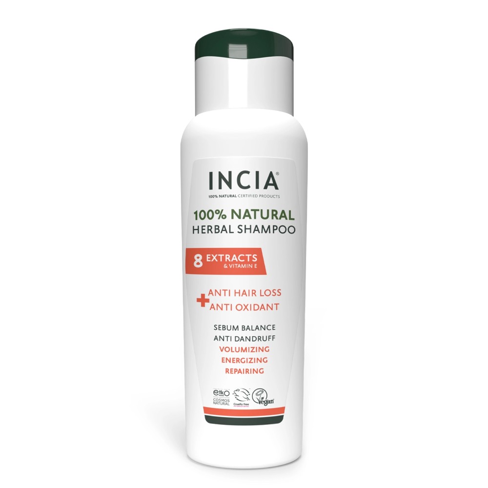 INCIA %100 Doğal Saç Dökülmesine Karşı Etkili Şampuan 275 ml