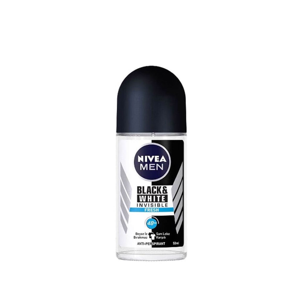 Nivea Men Invisible Black & White Fresh Erkek Roll On 50 ml