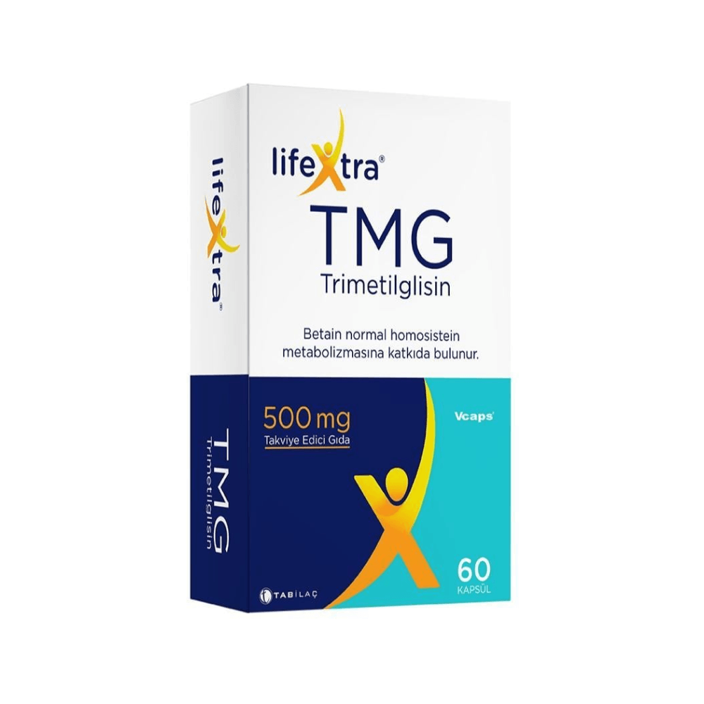 Tab İlaç Lifextra Tmg Trimetilglisin Takviye Edici Gıda 60 Kapsül