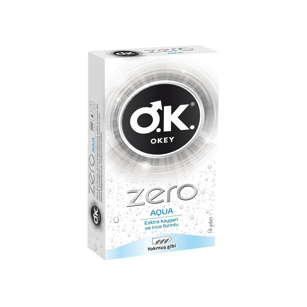 Okey Zero Aqua Prezervatif 10 Adet