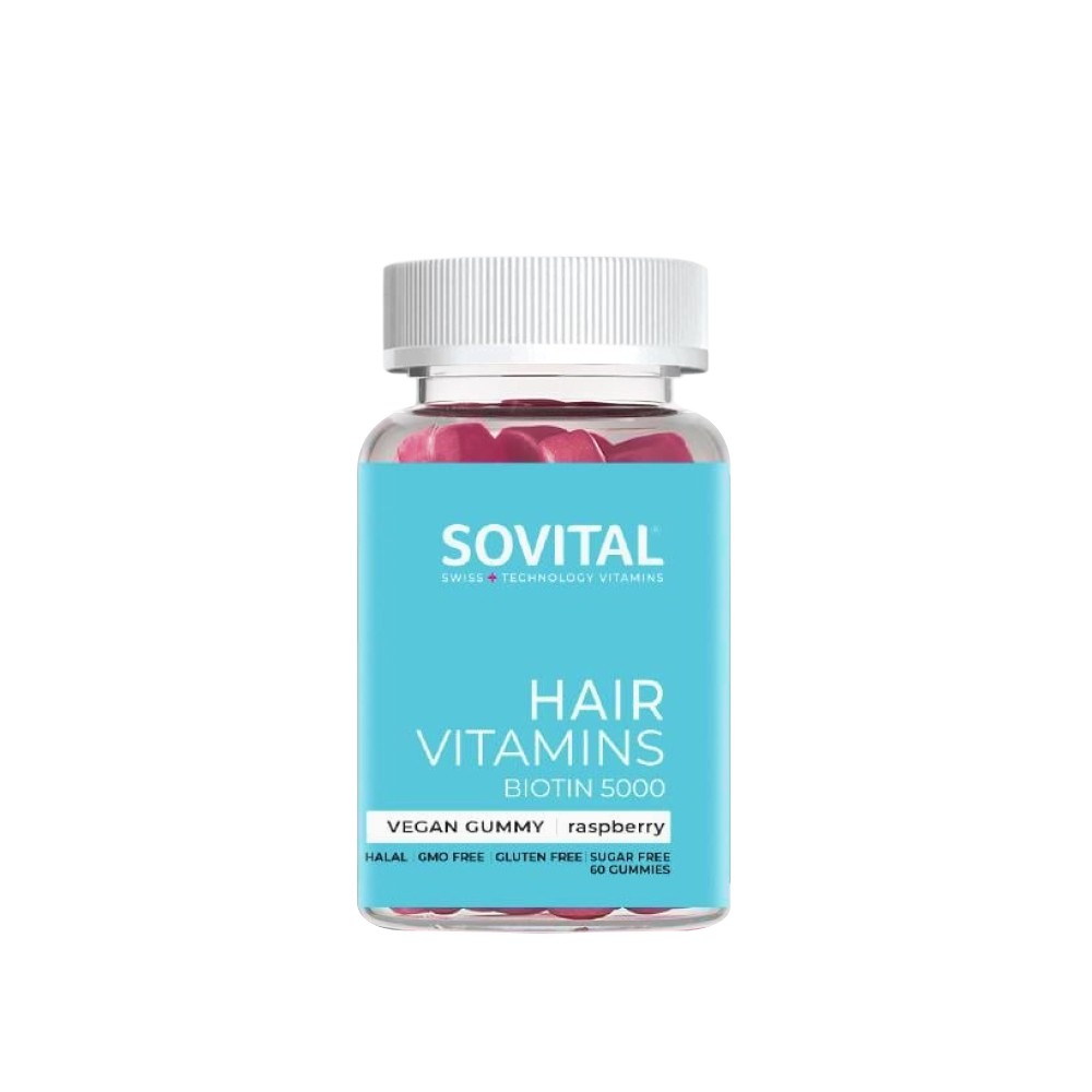 Sovital Hair Vegan Gummy Saç Vitamini 60 Adet