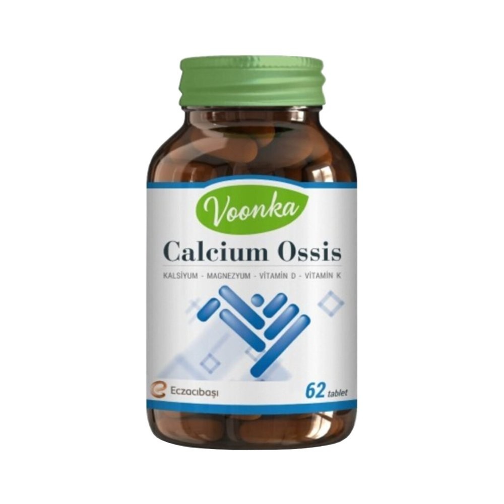 Voonka Calcium Ossis Kalsiyum-Magnezyum-D Vitamini 62 Tablet