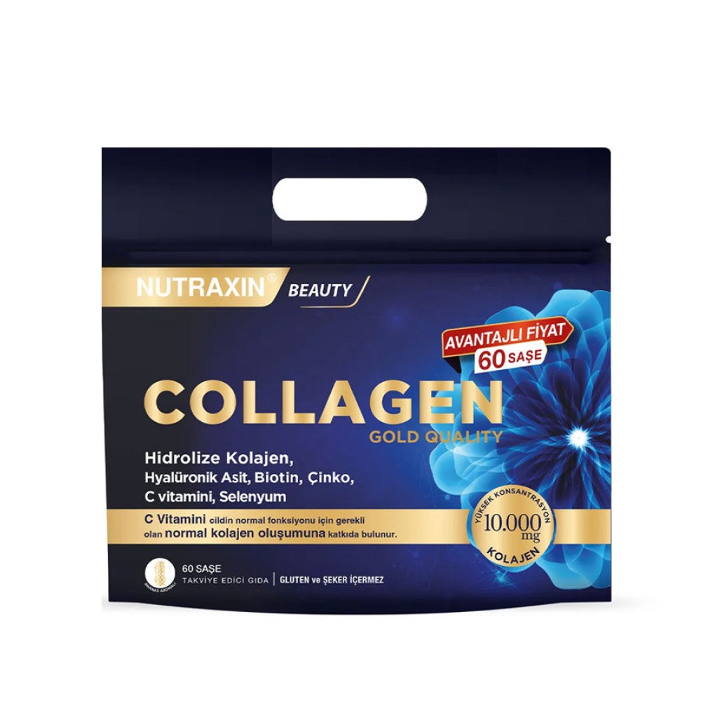 Nutraxin Collagen Gold Quality Hidrolize Kolajen 60 Saşe