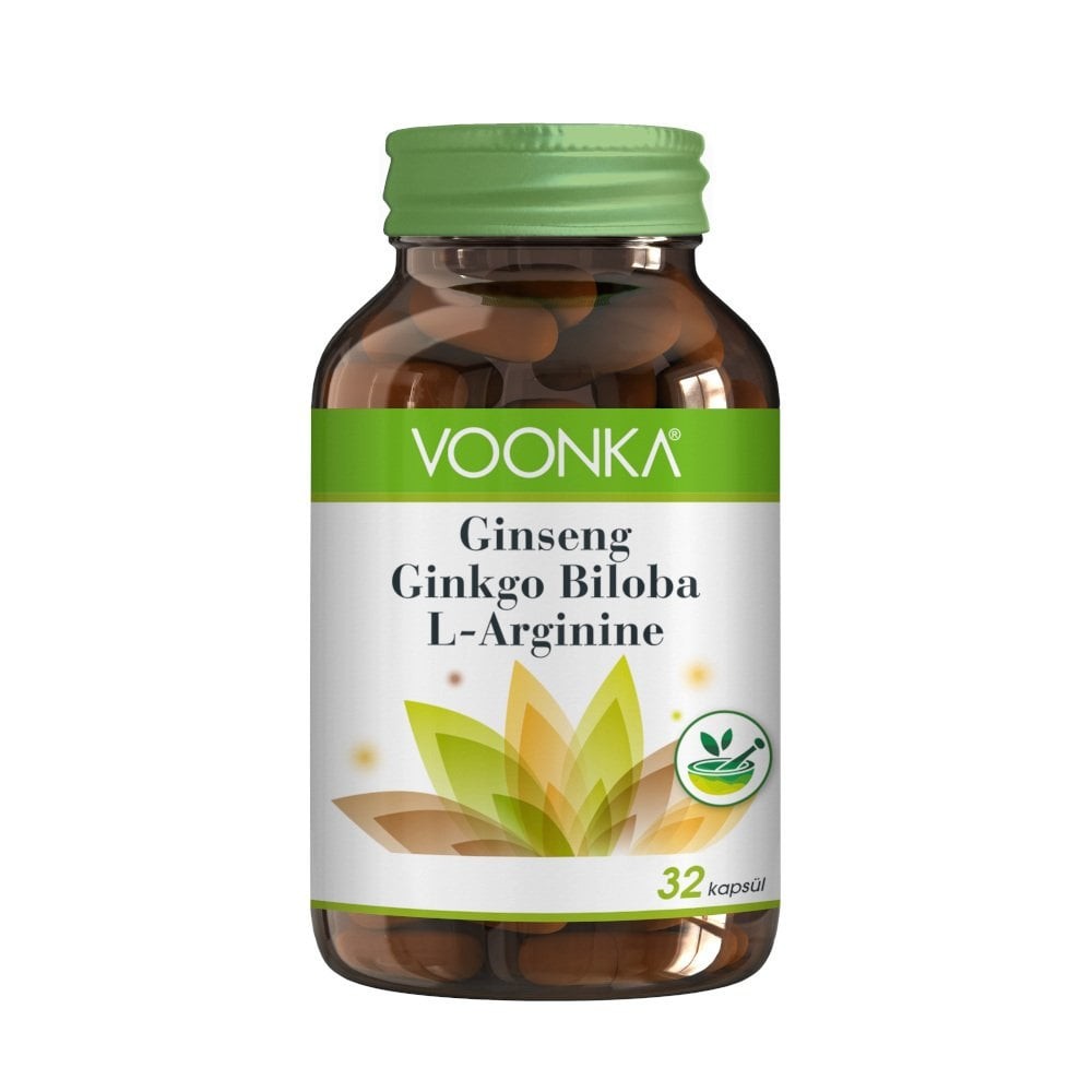 Voonka Ginseng Ginkgo Biloba 32 Kapsül