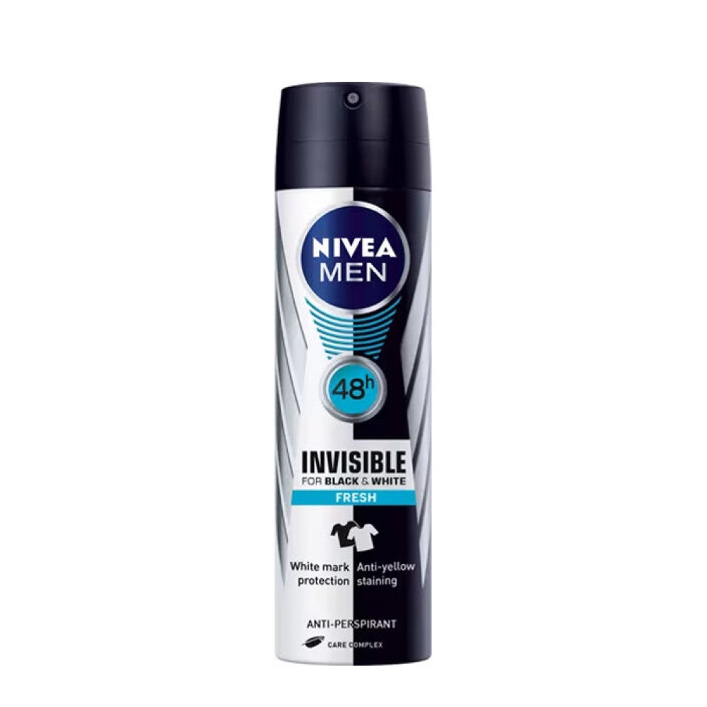 Nivea Men Invisible Black & White Fresh Erkek Deodorant 150 ml