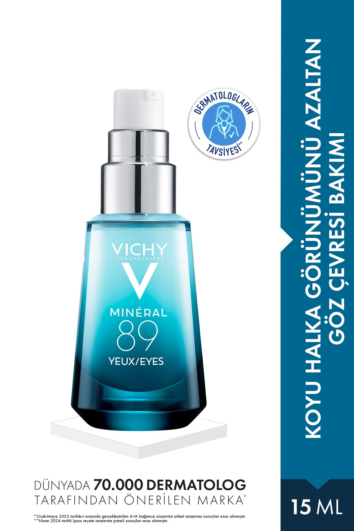 Vichy Mineral 89 Göz Çevresi Bakımı 15 ml