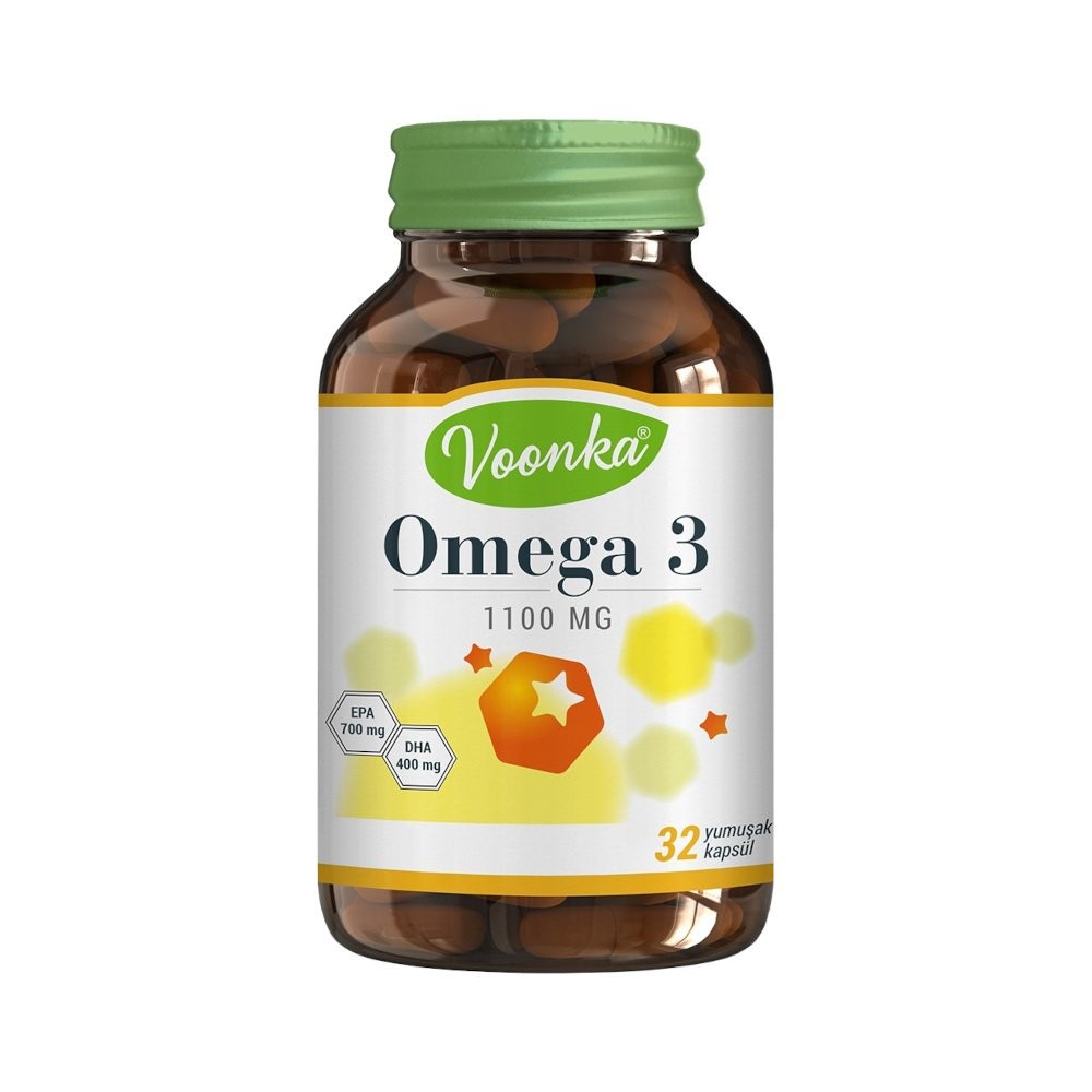 Voonka Omega 3 Balık Yağı 1100 mg 32 Kapsül