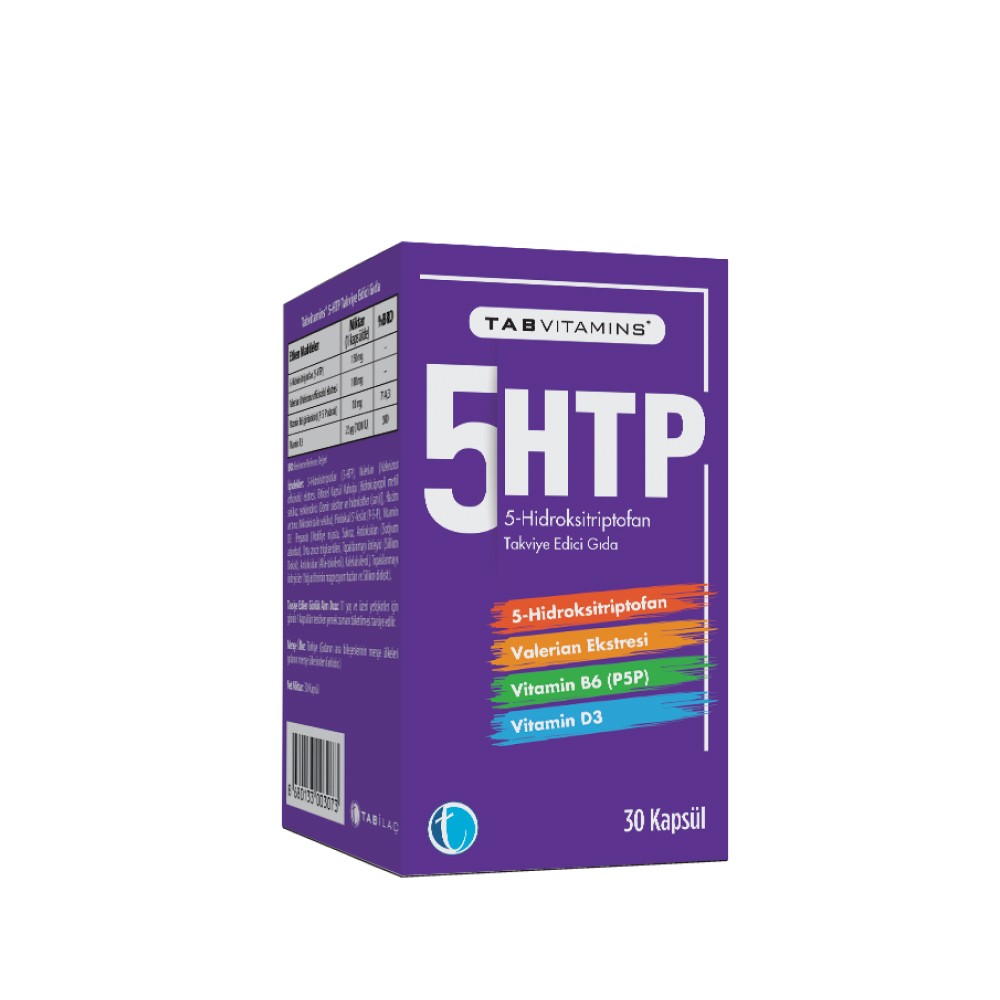 Tab İlaç TabVitamins 5HTP 30 Kapsül
