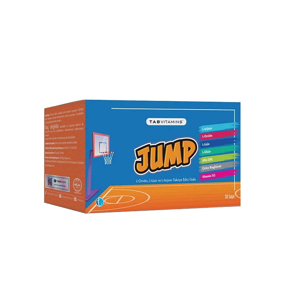 Tab İlaç TabVitamins Jump Takviye Edici Gıda 30 Saşe
