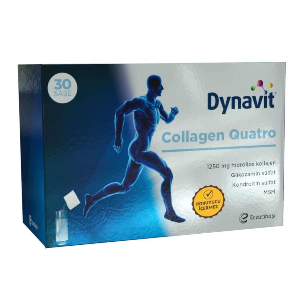 Dynavit Collagen Quatro Hidrolize Kolajen Glukozamin İçeren 30 Saşe