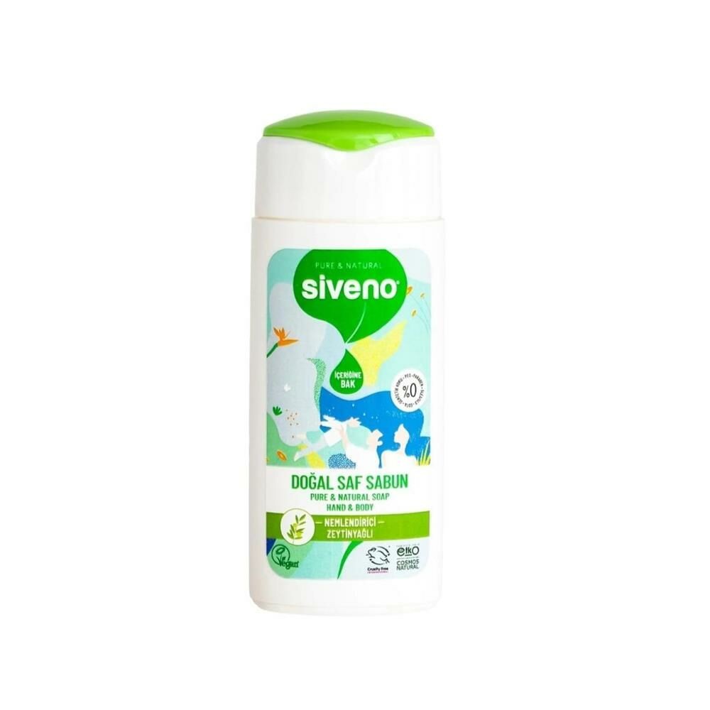 Siveno Zeytinyağlı Doğal Sıvı Sabun Seyahat 50 ml