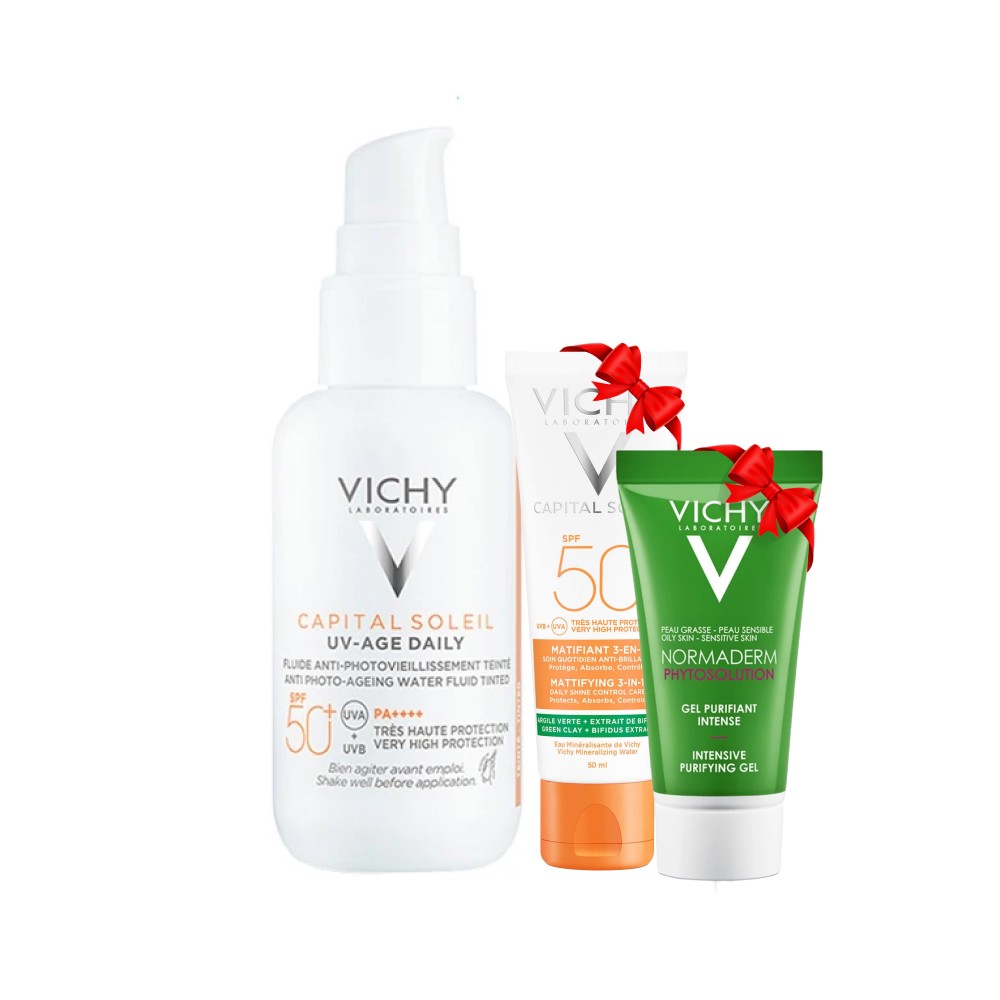 Vichy Capital Soleil UV-Age Daily SPF 50+ Güneş Koruyucu 40 ml