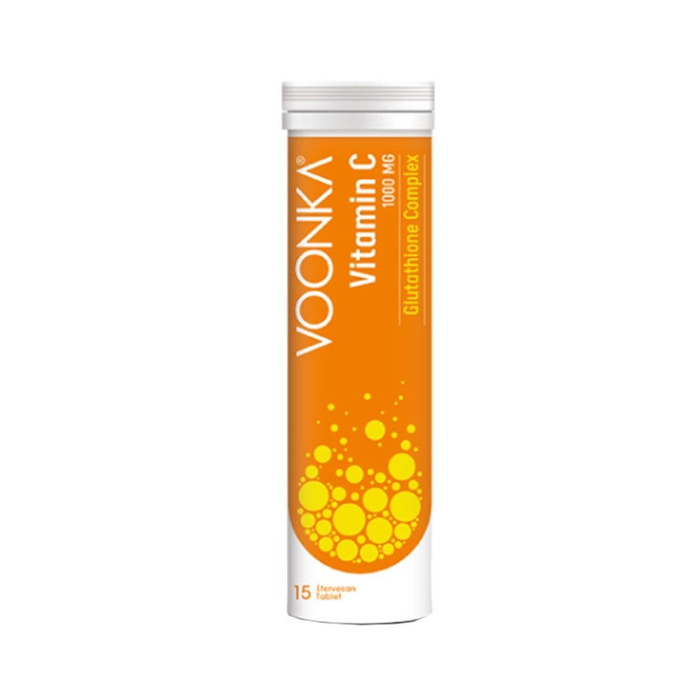 Voonka Vitamin C Glutathione Complex 15 Efervesan  Tablet