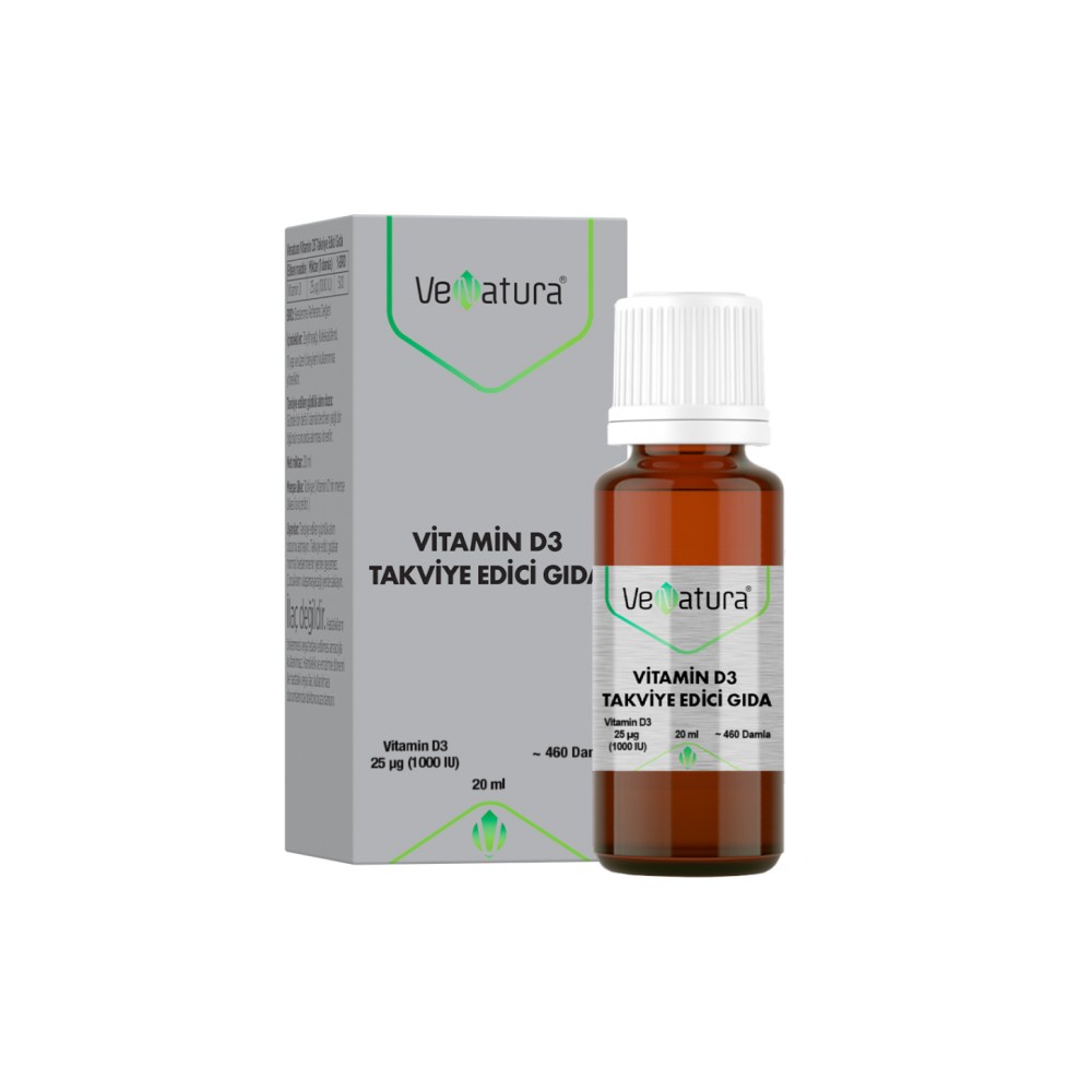 VeNatura Vitamin D3 1000 IU 20 ml Damla