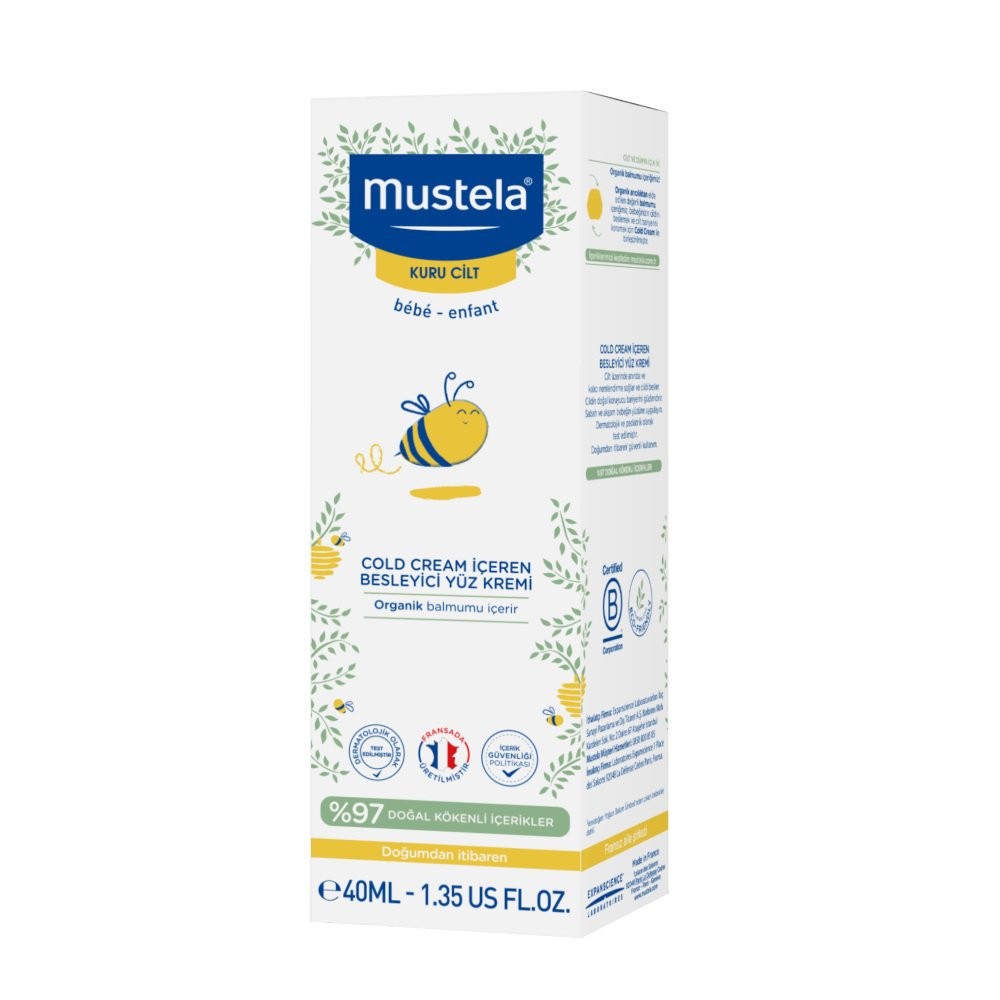 Mustela Nourishing Cream With Cold Cream Yüz Nemlendiricisi 40 ml