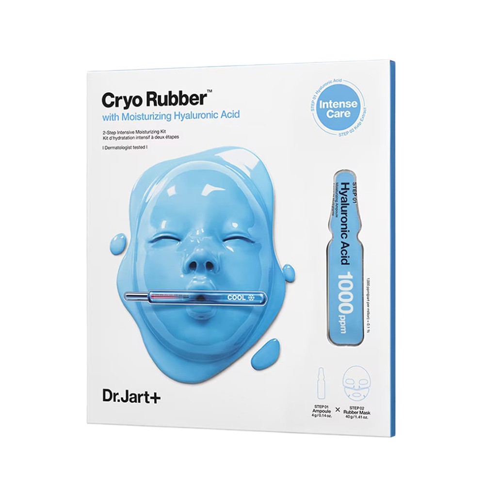Dr. Jart+ Cryo Rubber Hyaluronik Asitli Nemlendirici Yüz Maskesi 40+4 g