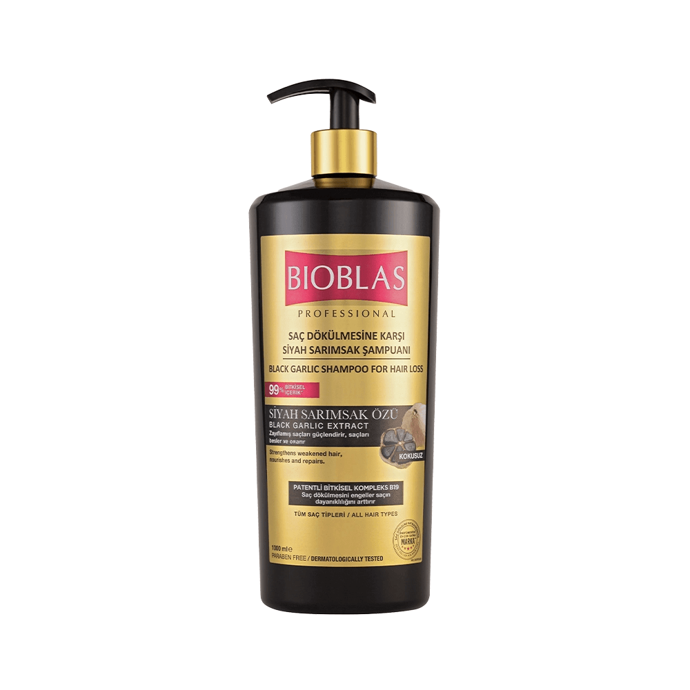 Bioblas Siyah Sarımsak İçerikli Saç Dökülmesine Karşı Şampuanı 1000 ml