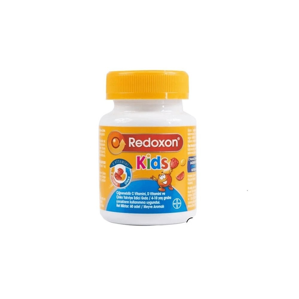 Redoxon Kids C- D Vitamini ve Çinko 60 Adet