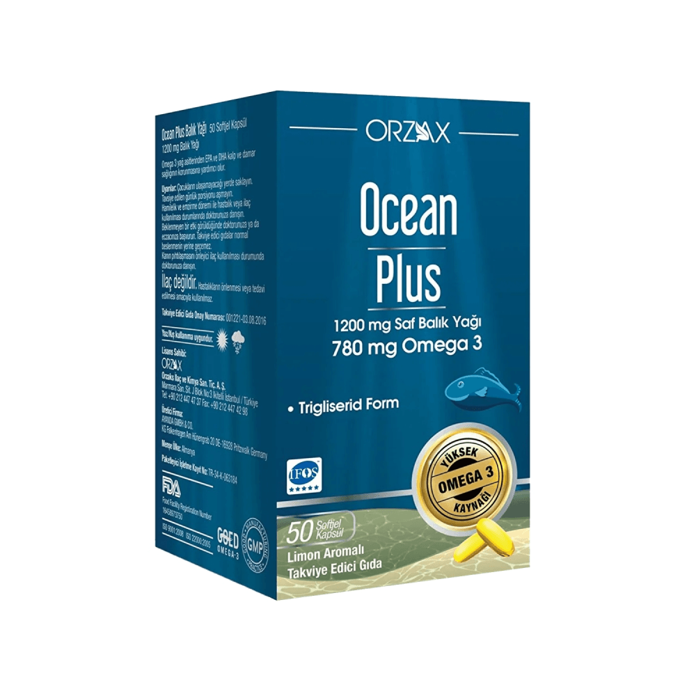 Orzax Ocean Plus 50 Soft Kapsül