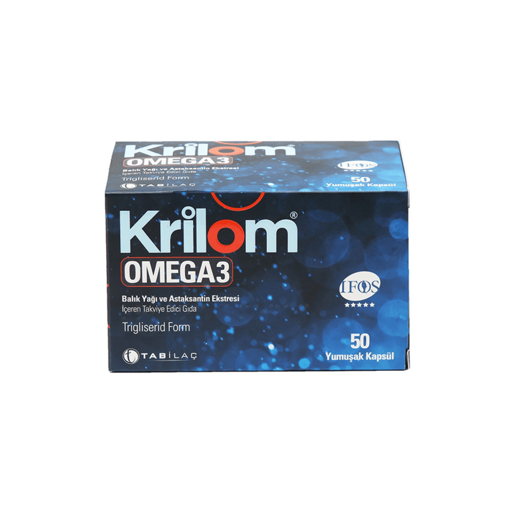 Krilom Omega 3 Balık Yağı 50 Yumuşak Kapsül