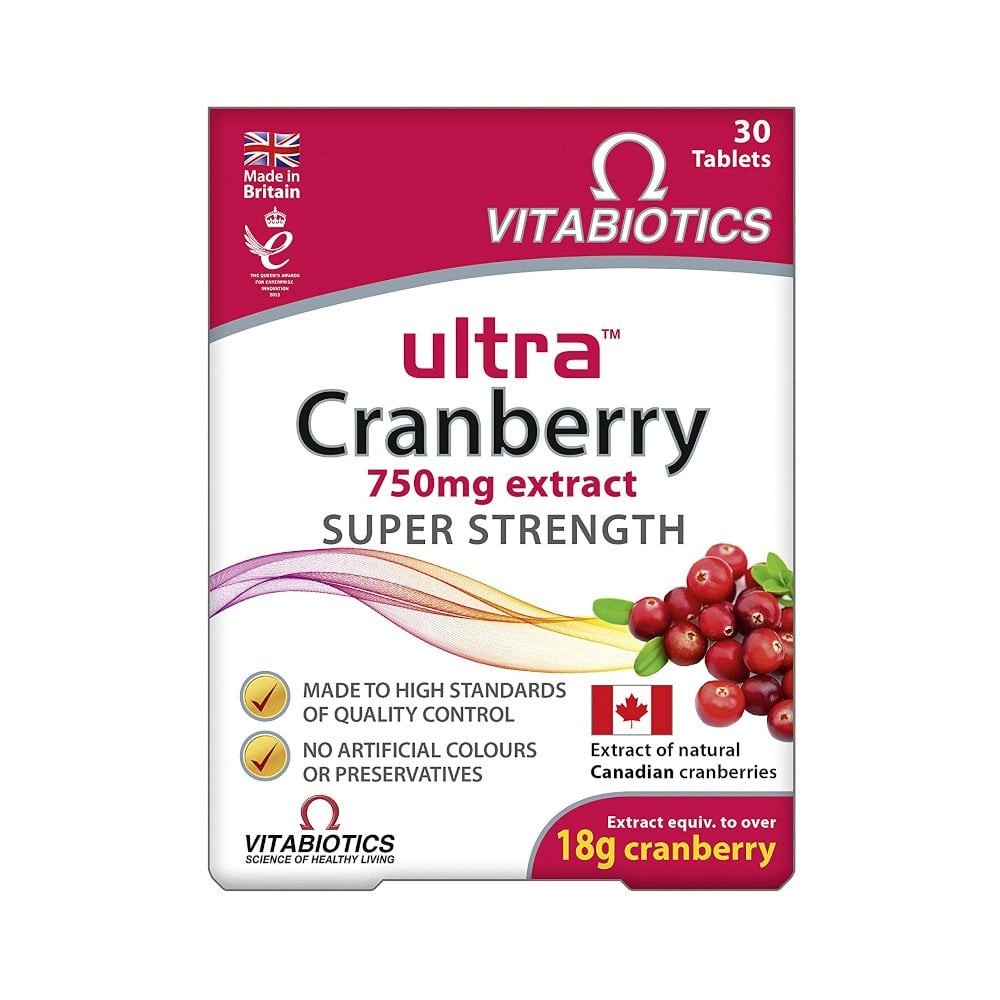 Vitabiotics Ultra Cranberry Yabanmersini 30 Tablet