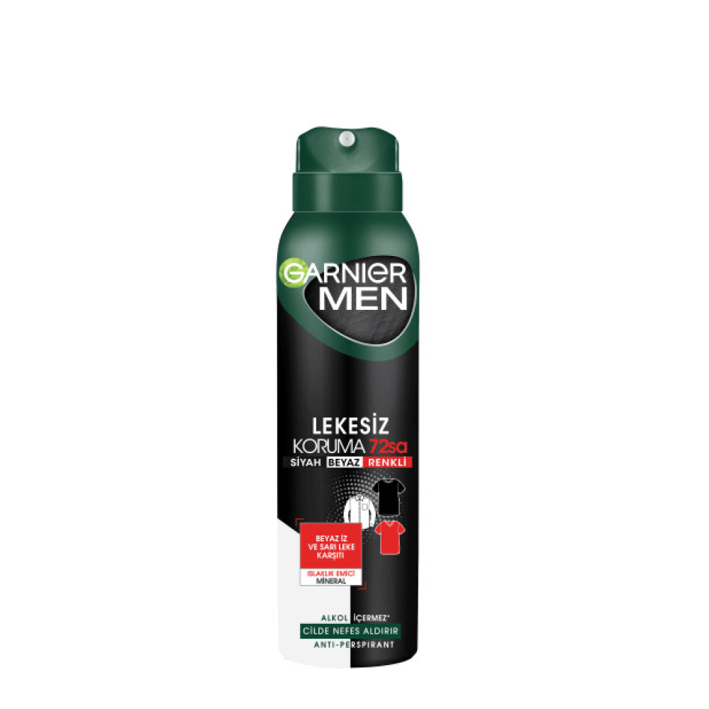 Garnier Men Lekesiz Koruma Sprey Deodorant 150 ml