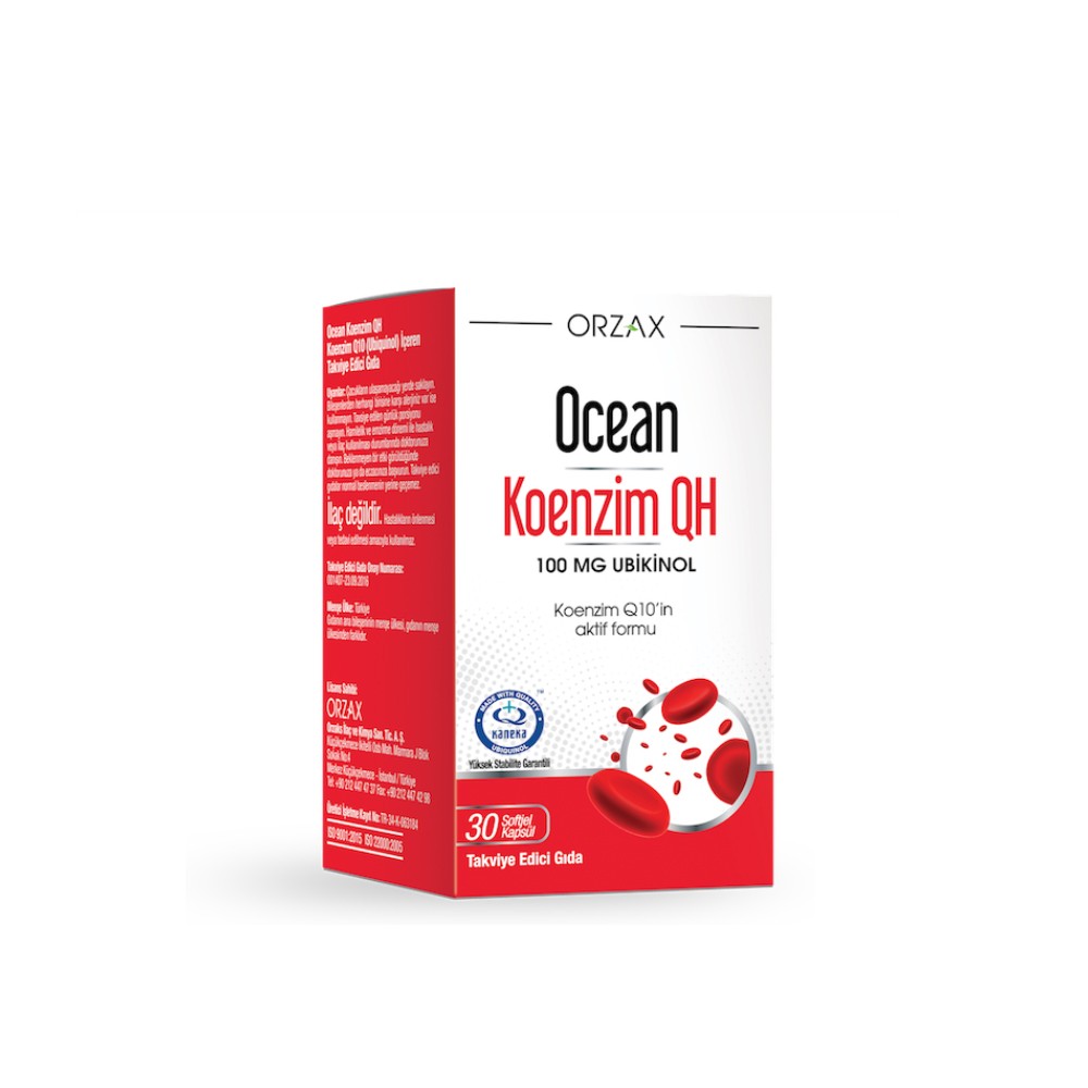 Orzax Ocean Koenzim QH 30 Kapsül