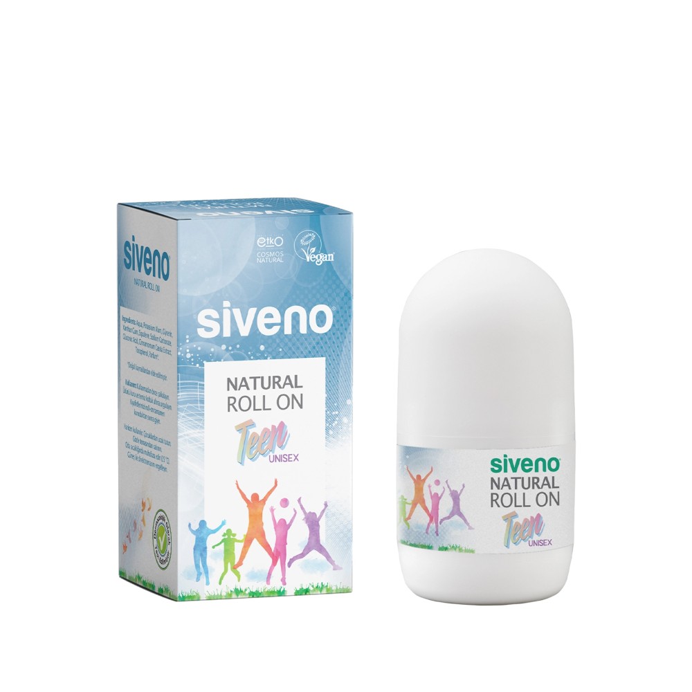 Siveno %100 Doğal Roll On Teen Unisex 50 ml