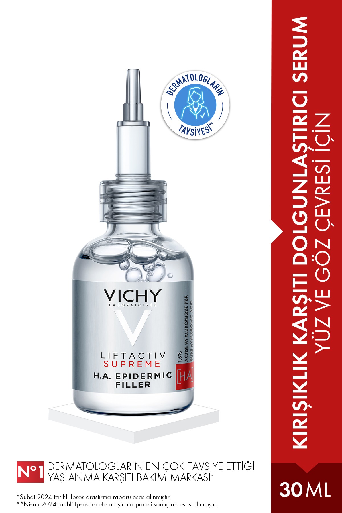 Vichy Liftactiv Supreme H.A Epidermic Filler Serum 30 ml