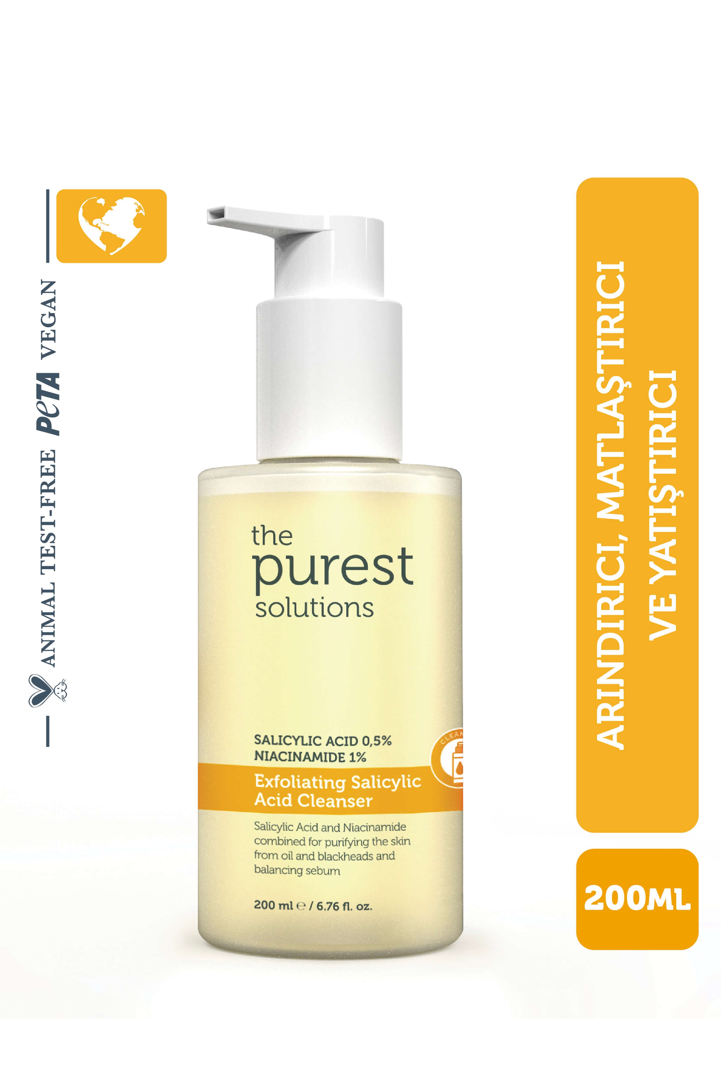 The Purest Solutions Exfoliating Salicylic Acid Cleanser Cilt Temizleyici 200 ml