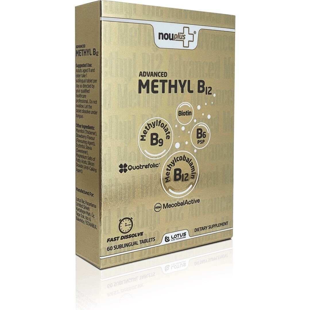 Nouplus Advanced Methyl B12 30 Dilaltı Tablet