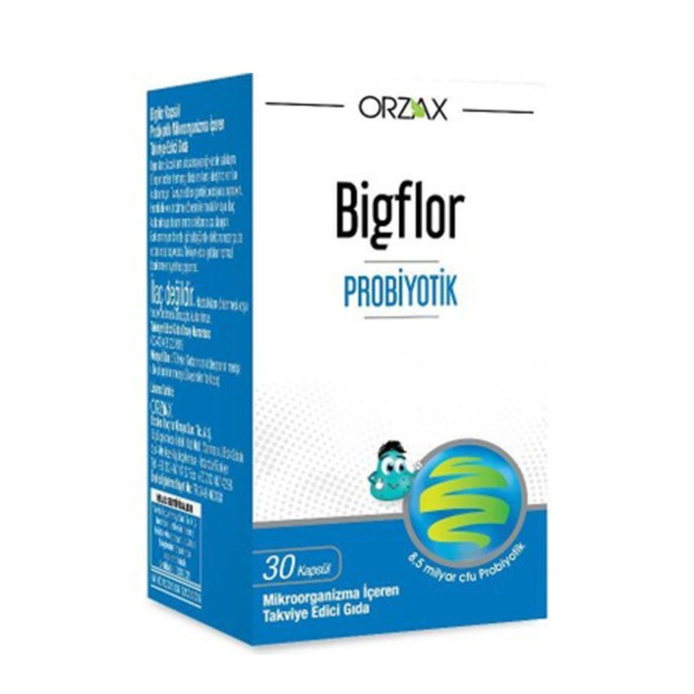 Orzax Bigflor Probiyotik 30 Kapsül