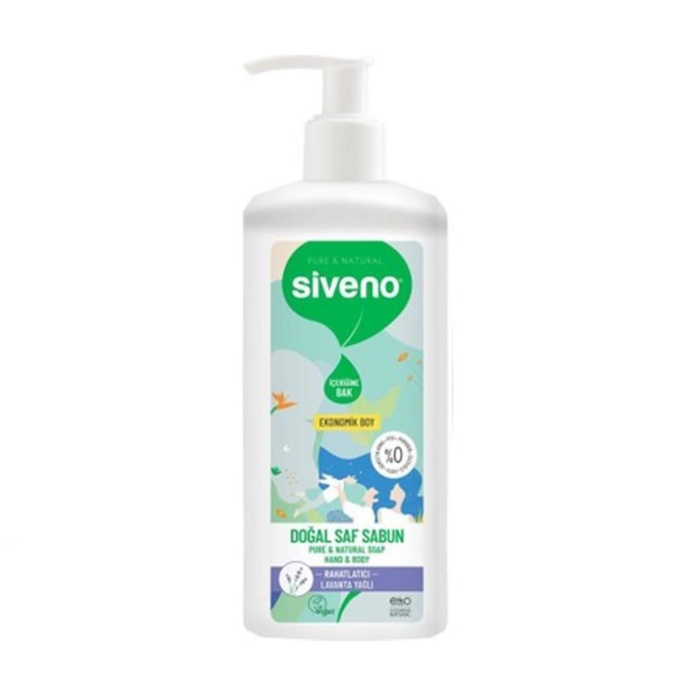 Siveno Lavanta Yağlı Doğal Sıvı Sabun 1 Litre