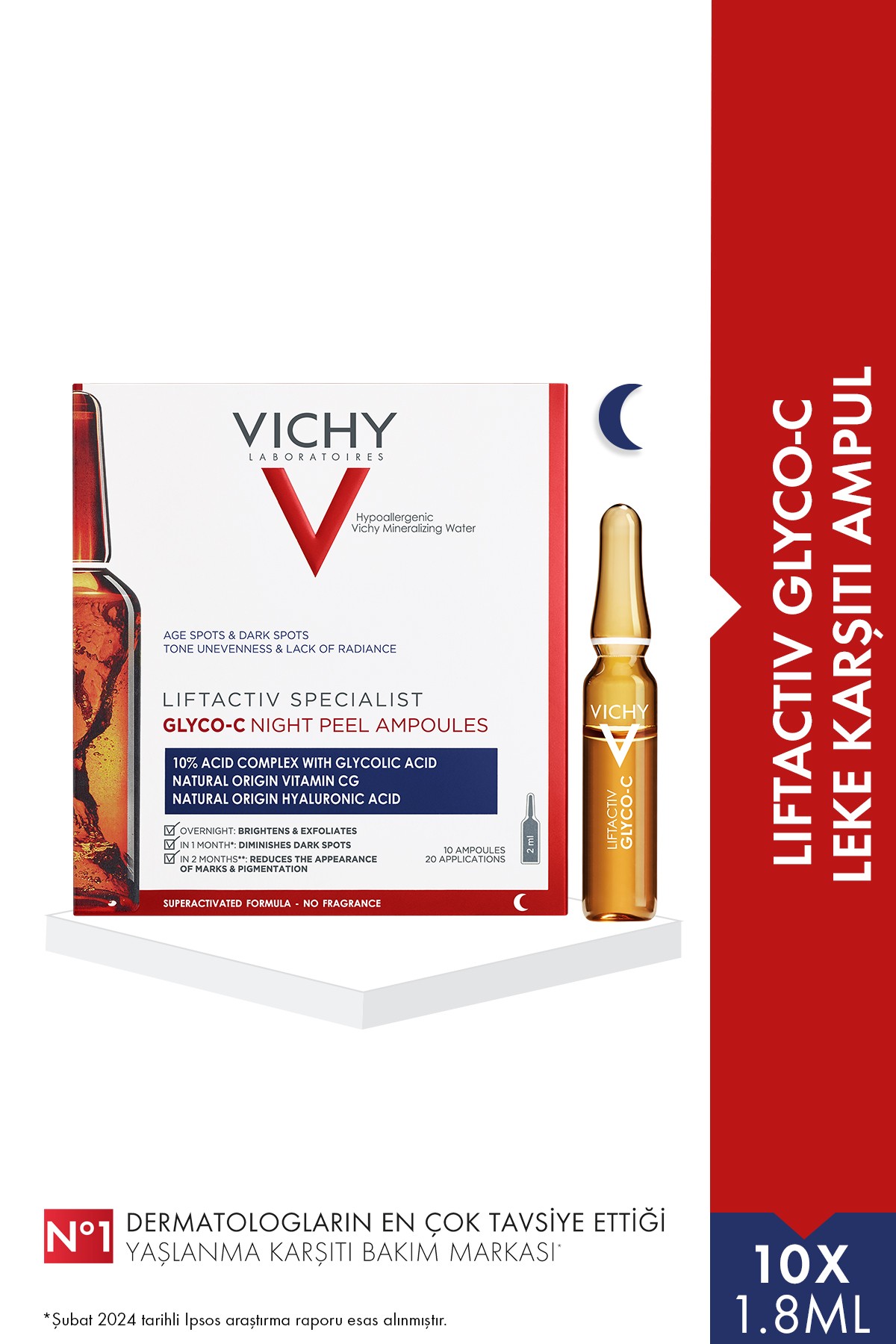 Vichy Liftactiv Glyco-C Leke Karşıtı Ampul 10 x 2 ml