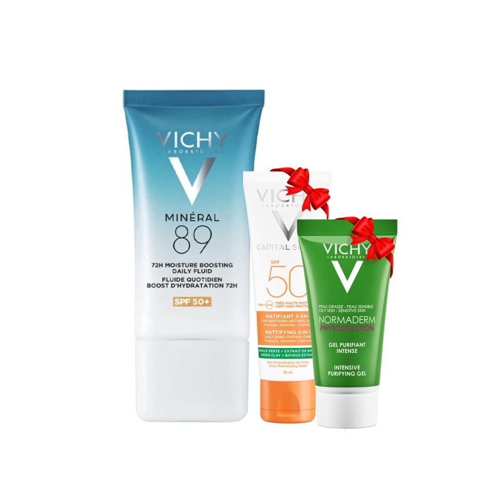 Vichy Mineral 89 Moisture Boost Daily Fluid SPF50+ Güneş Kremi 50 ml